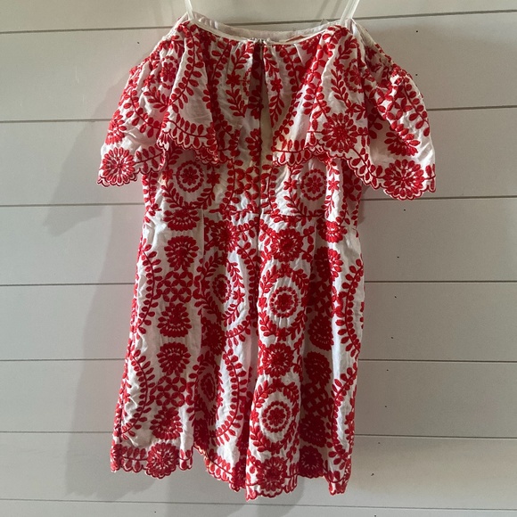 NWT  Red and White Romper - Picture 3 of 5